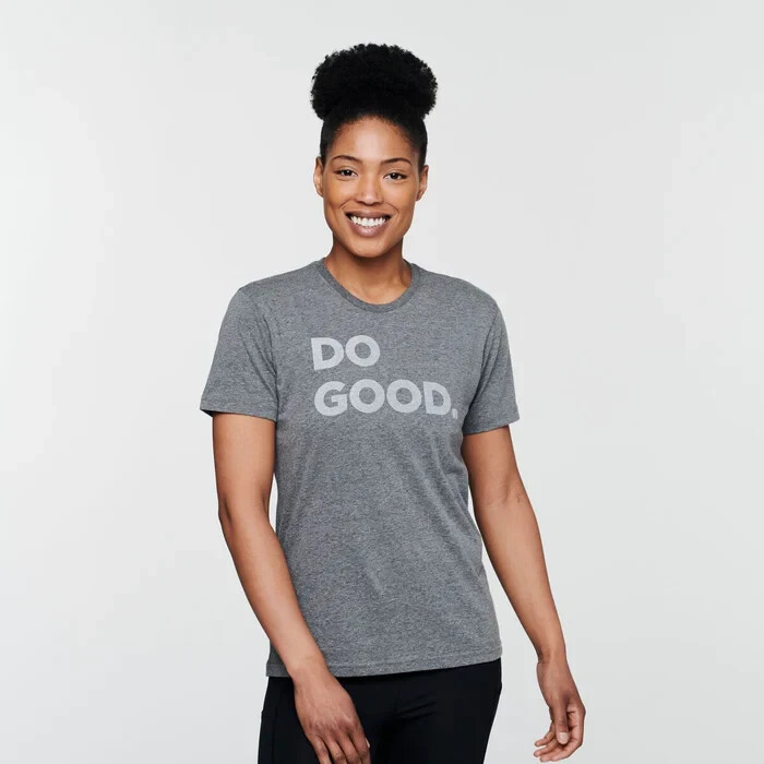 NWT COTOPAXI Women’s T-Shirt, Size M , Heather Gray DO GOOD
