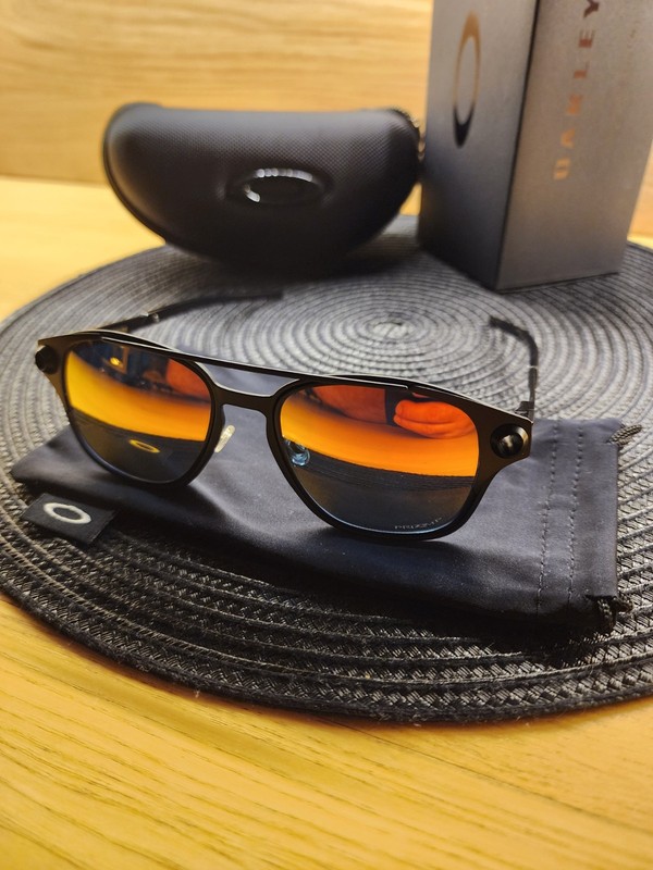 Oakley Coldfuse Black Metal Metal Frame Red Prizm Polarized Lens NEW gallery