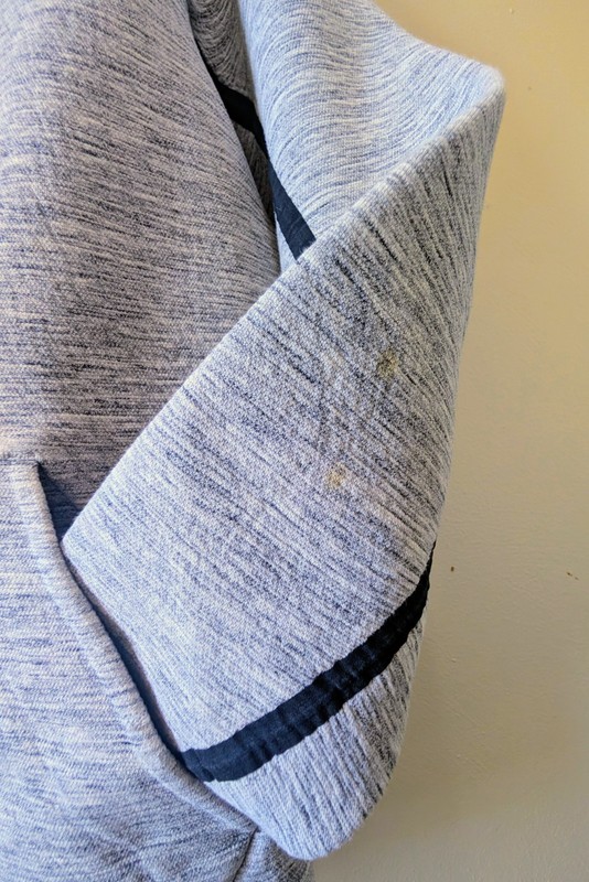 Lululemon Men’s Hooded Full Zip Stratum Hoodie Jacket Gray/Black Heather Size M gallery