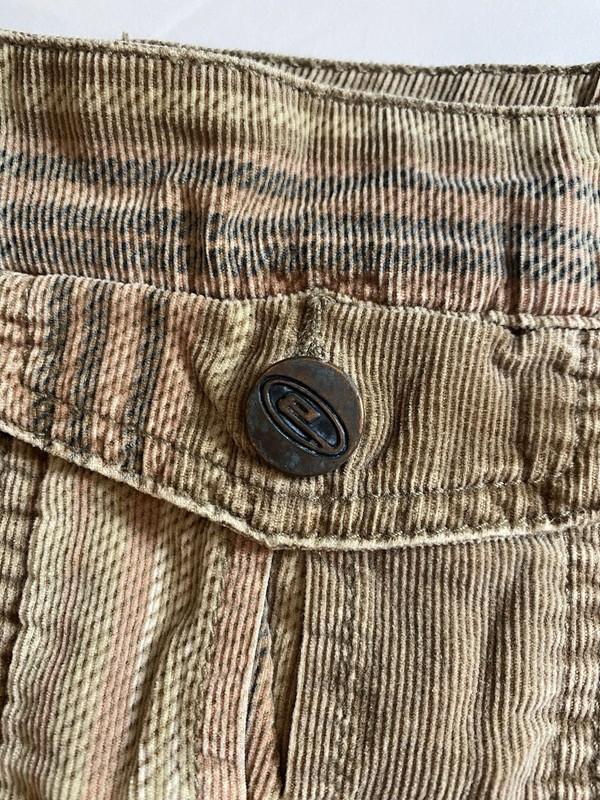 Bongo Junior’s Plaid Corduroy Pleated Short Skirt Pockets Button Size 9 gallery