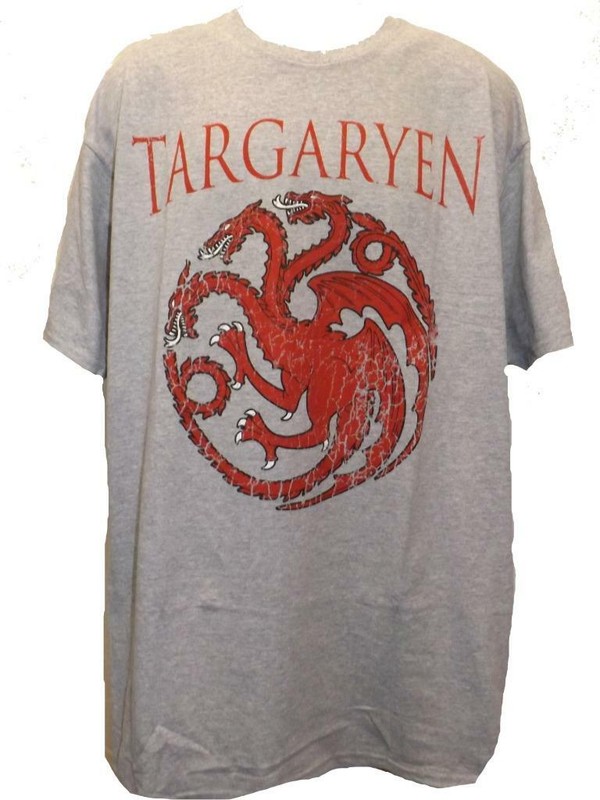 Game of Thrones GOT «Targaryen» Mens XL-2XL-3XL-4XL- Big & Tall Licensed Shirt