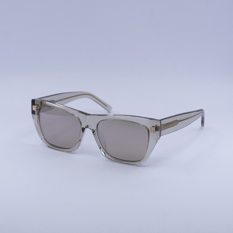 Givenchy GV40061U 45G Transparent Beige/Brown with Silver Mirror 55-16-140 Su... gallery