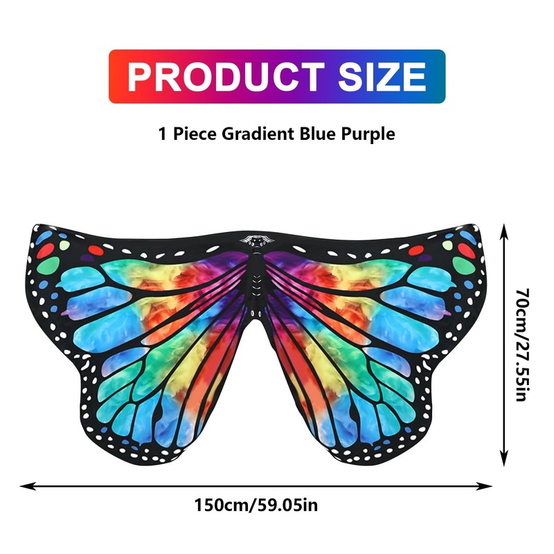 Butterfly Wings Carnival Fancy Dress Ladies Butterfly Wings Costume... gallery